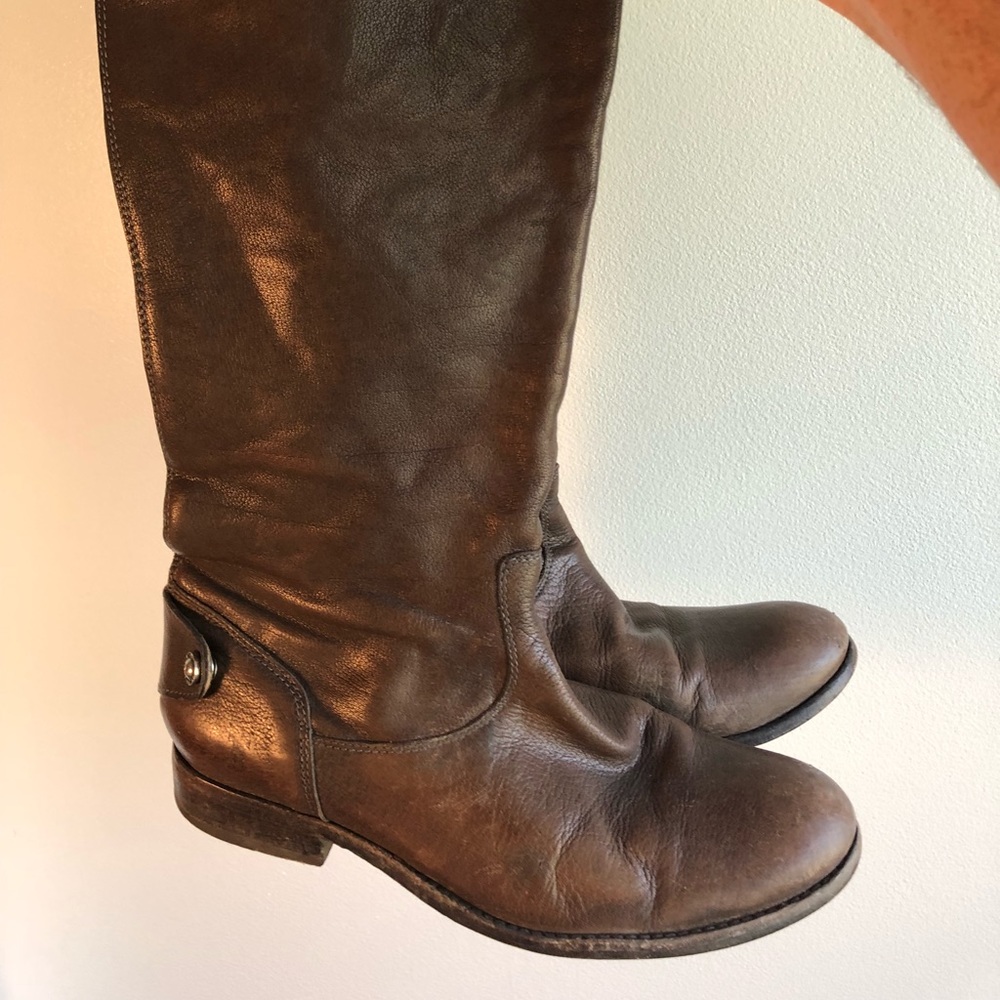 Frye Melissa Button Back Zip Boot